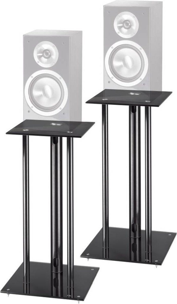 Hama Speaker Stand Next – 2er-Set Lautsprecherständer – Schwarz