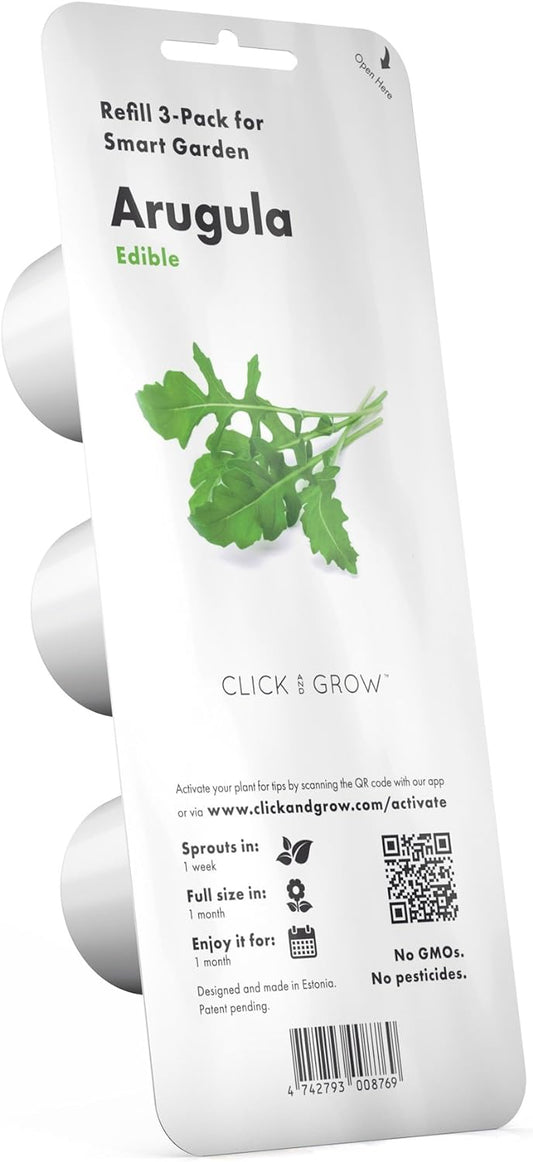 Click & Grow Rucola / 3-pack – Voorgezaaide capsules voor slimme binnentuin