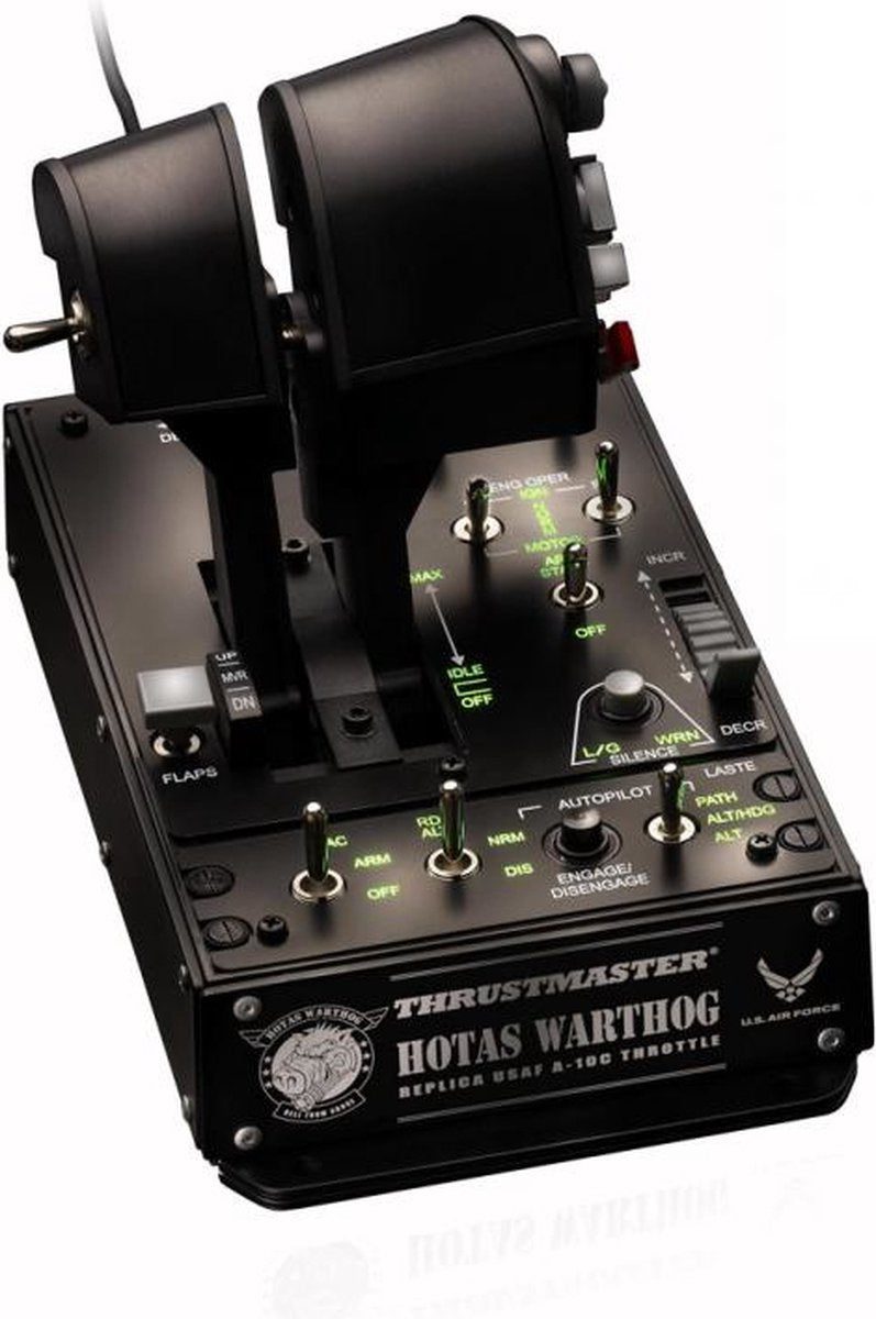 Thrustmaster HOTAS Warthog Dual Throttles – Flugsteuerungssystem – Dual-Metal-Throttles – für PC