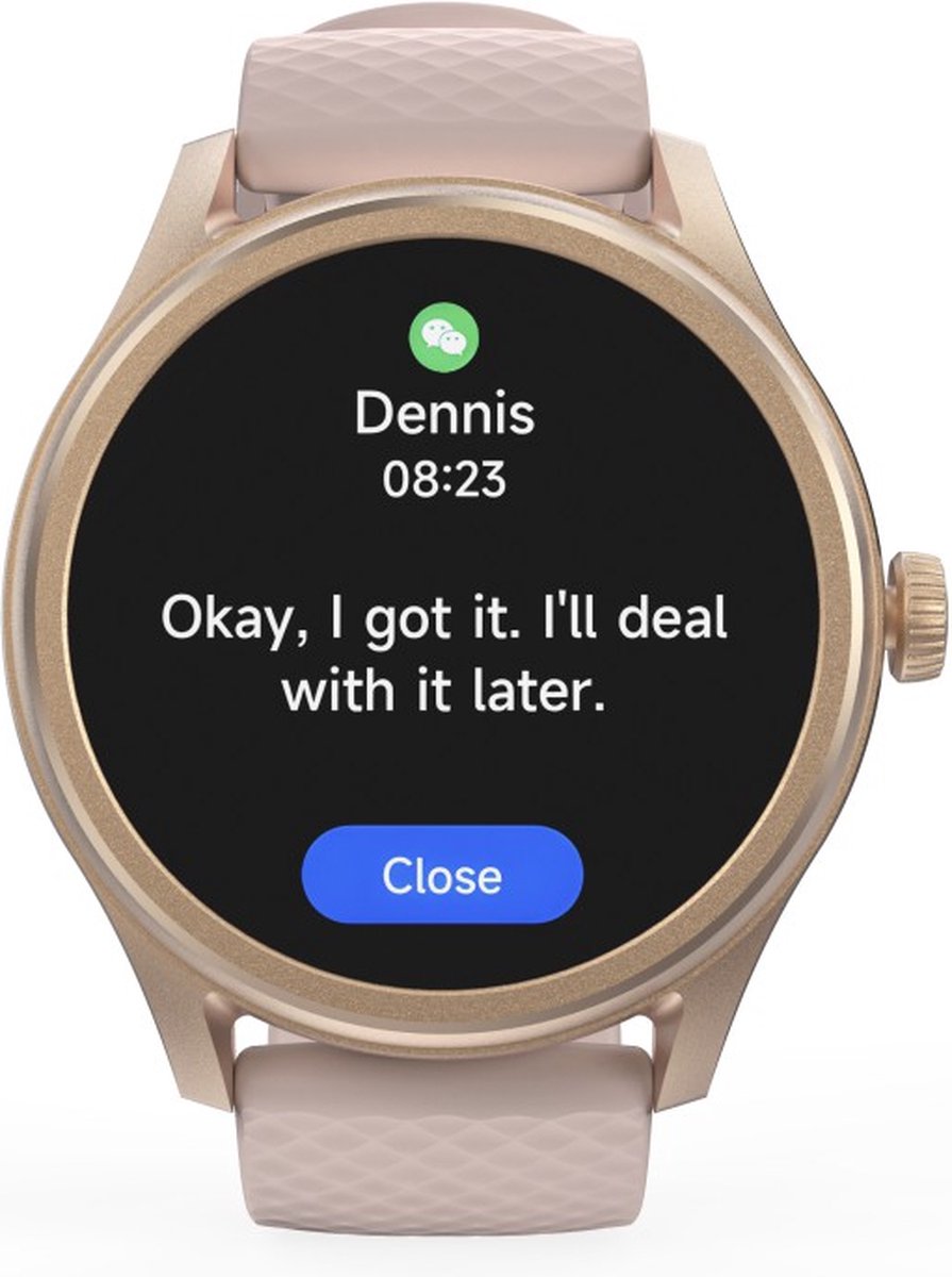 Hama Smartwatch 5010 – 46mm Pink Smartwatch, Waterproof with Sleep Monitoring