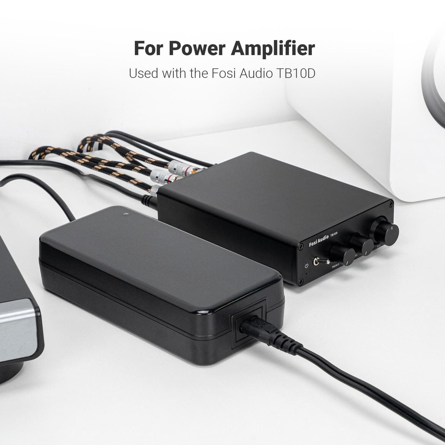 Fosi Audio 48V 10A Netzteil – Hohe Leistung – GaN-Technologie – Für Class-D-Verstärker