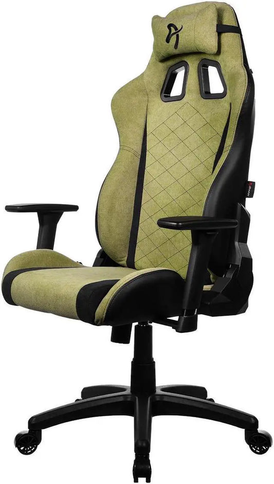 Arozzi Avanti SoftFabric - Ergonomic Gaming Chair - Moss Green
