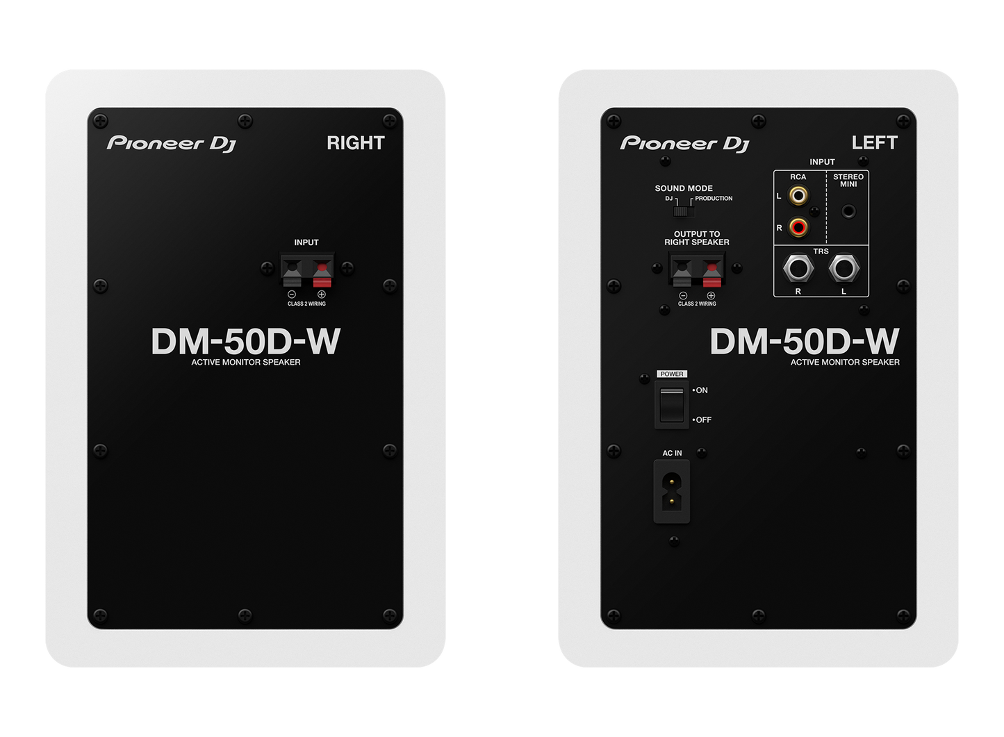 Pioneer DJ DM-50D Blanc