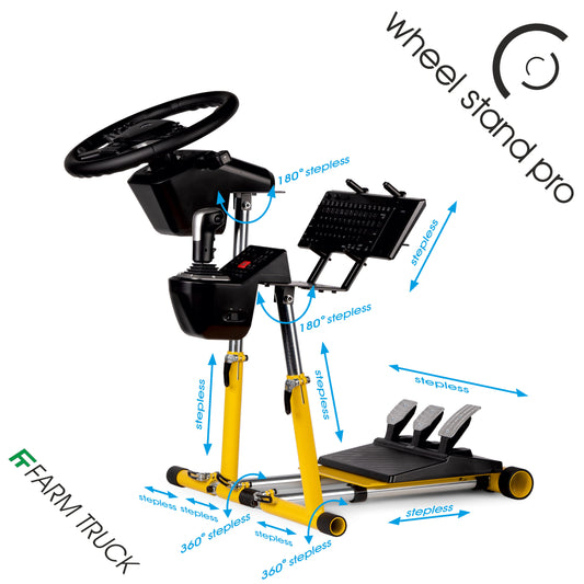 Wheel Stand Pro Farm Truck – Support de Volant – Version Noire