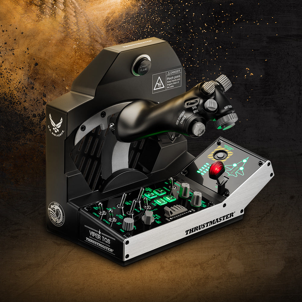 Thrustmaster Viper TQS Mission Pack – Flugsimulations-Controller – Schubregler mit Bedienfeld – Für PC