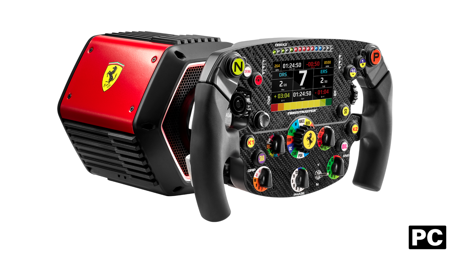 Thrustmaster T818 Ferrari SF1000 Direct Drive Bundle - 10Nm - Racing Wheel - for PC Simulator