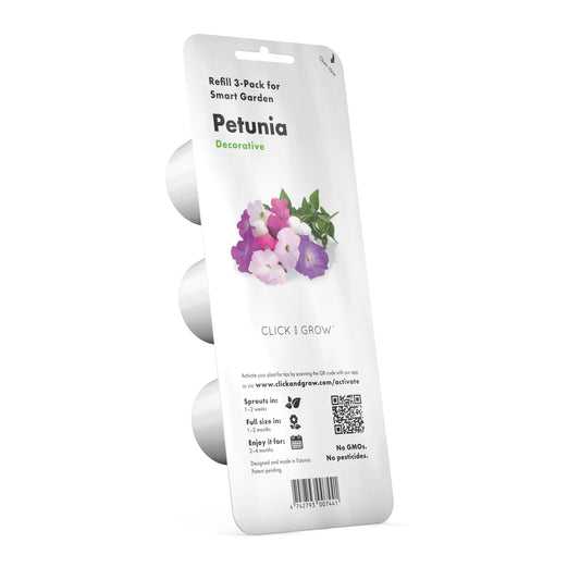 Click & Grow Petunia / 3-pack – Voorgezaaide bloemencapsules voor slimme binnentuin