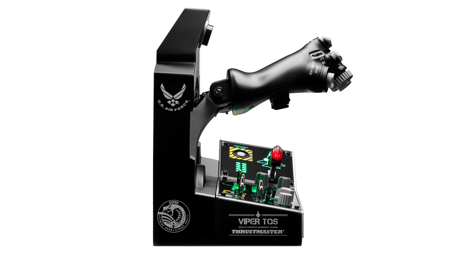 Thrustmaster Viper TQS Mission Pack – Flugsimulations-Controller – Schubregler mit Bedienfeld – Für PC
