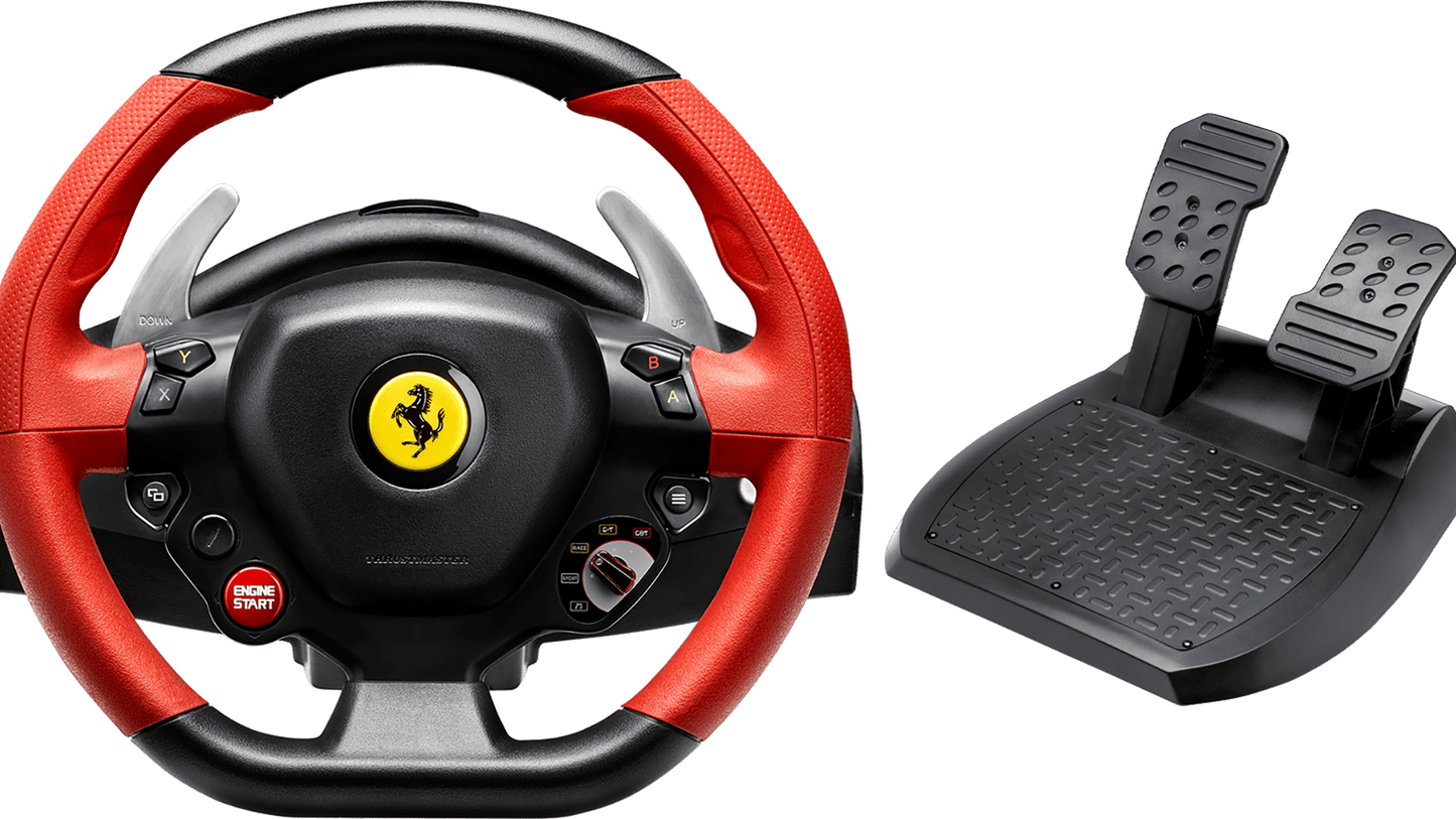 Thrustmaster Ferrari 458 Spider - Racestuur en Pedalen - Met vibratie - Voor Xbox One, Xbox Series S & X