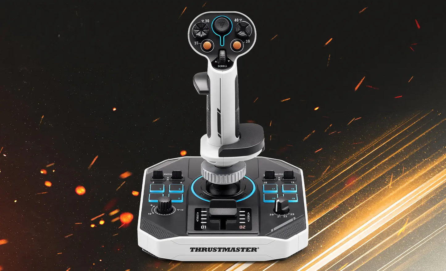 Thrustmaster SOL-R 1 Flightstick – Beidhändig bedienbarer Joystick