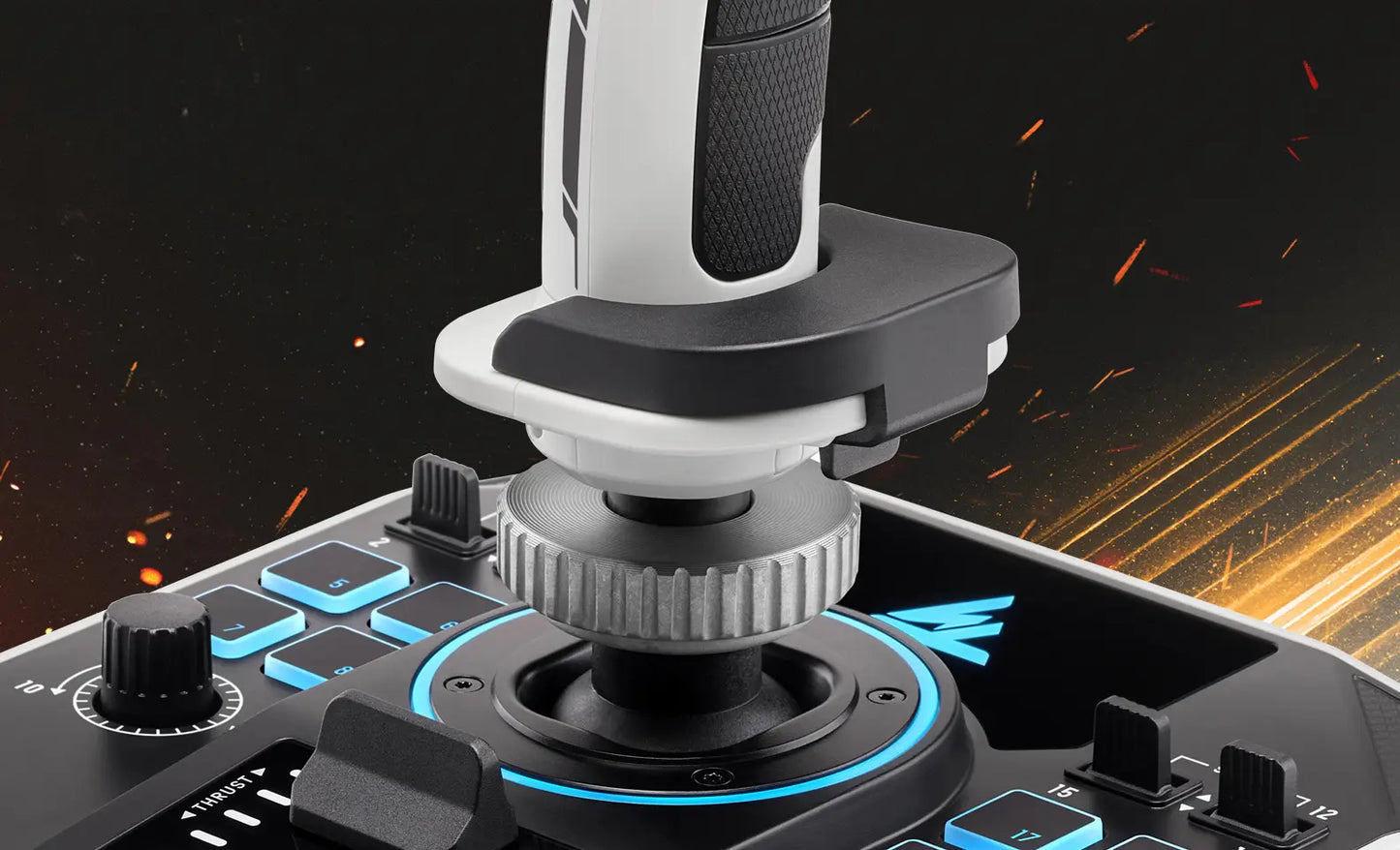 Thrustmaster SOL-R 1 Flightstick – Beidhändig bedienbarer Joystick