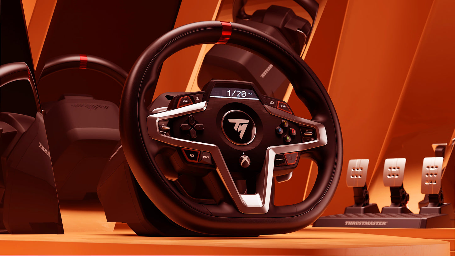 Thrustmaster T248-X - Racing Wheel with 3 Pedals - Force Feedback - PC/Xbox Series X|S