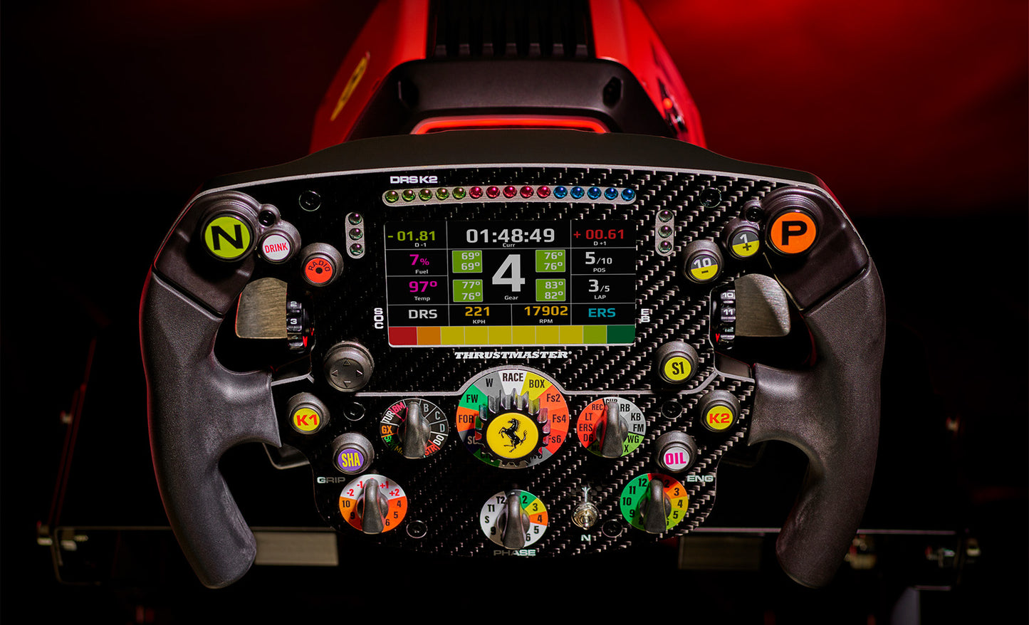 Thrustmaster T818 Ferrari SF1000 Direct Drive Bundle - 10Nm - Racing Wheel - for PC Simulator