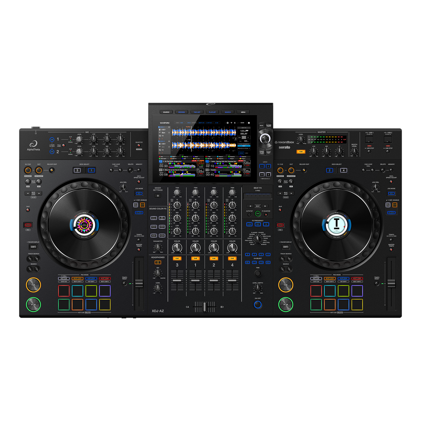 Pioneer DDJ-GRV6 - DJ-controller - 4 kanalen - Zwart
