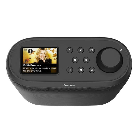 Hama Digitale radio "DIR400" – DAB+/Internetradio/Bluetooth® RX/App – Zwart