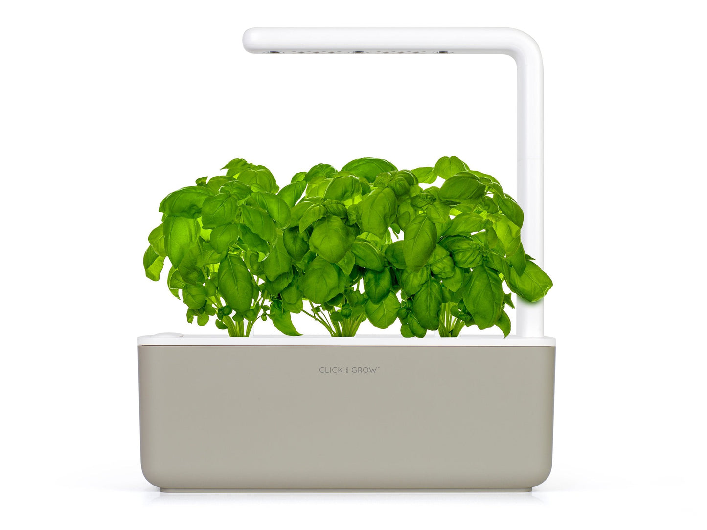 Click & Grow Smart Garden 3, Beige – Slimme binnentuin met LED-licht en 3 capsules