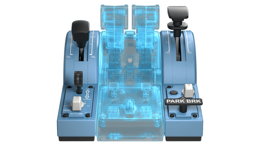 Thrustmaster TCA Quadrant Airbus Edition – Flugsteuerungssystem – Add-on für TCA Quadrant – für PC