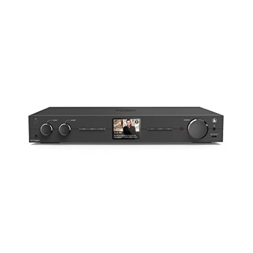 Hama Tuner Hi-FI Radio Internet,Dab/Dab+/FM, Bluetooth 'DIT2006BT' (Tuner HiFi Radio numérique WiFi, Spotify Connect, UNDOK App Control pour Smartphone ou Tablette, USB/AUX, Réveil) Noir