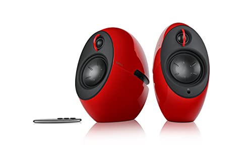 Edifier E25HD Designer-Lautsprecherset mit Bluetooth, Rot, 74 W