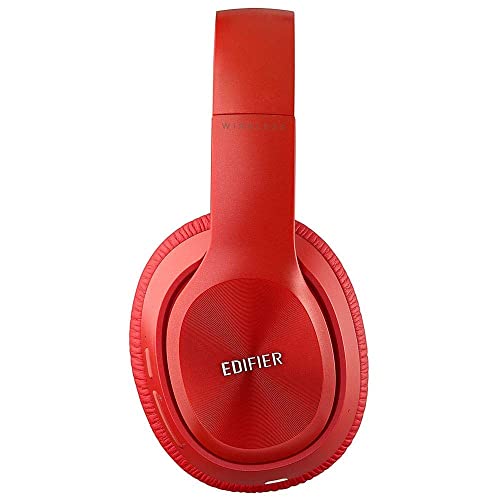 Edifier W820BT Supra-aural Bandeau Rouge - Casques (Supra-aural, Bandeau, avec Fil &sans Fil, 20-20000 Hz, 32 Ohm, Rouge)