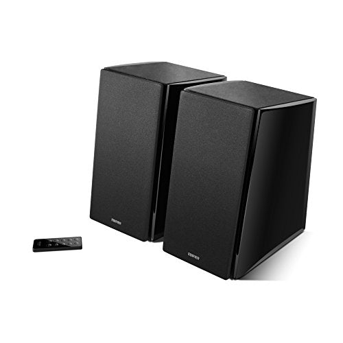 EDIFIER Studio R2000DB - Kit d'enceintes 2.0 Bluetooth (120 Watts) Avec télécommande IR et entrée optique