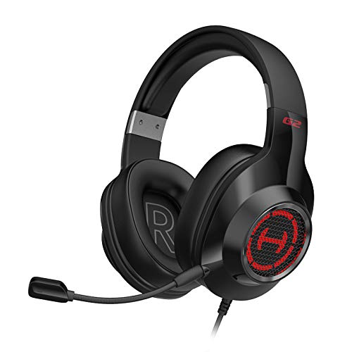 Edifier G2 II Casque Arceau Noir, Rouge