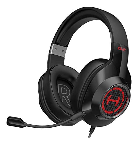 Edifier G2 II Casque Arceau Noir, Rouge