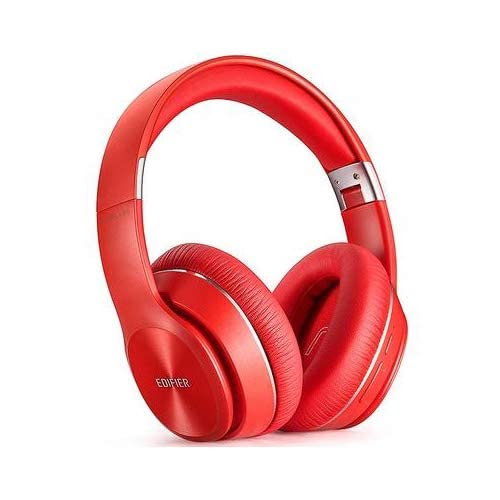 Edifier W820BT Supra-aural Bandeau Rouge - Casques (Supra-aural, Bandeau, avec Fil &sans Fil, 20-20000 Hz, 32 Ohm, Rouge)