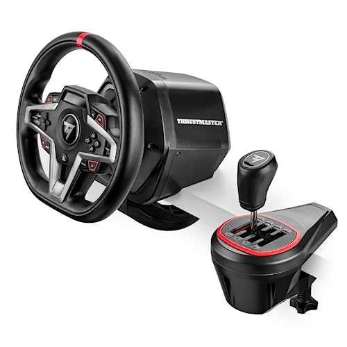 Thrustmaster TH8S Shifter Add-On, levier de vitesse 8 rapports pour volant de course, compatible PlayStation, Xbox et PC