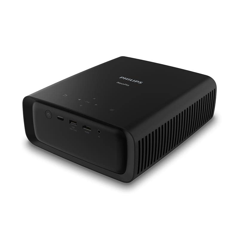 NeoPix 320, Un projecteur Intelligent True Full HD 1080p natif, doté d’Applications préchargées, d’Un Lecteur multimédia, du Wi-FI bibande, du Bluetooth et d’Un Puissant système Audio 2.1