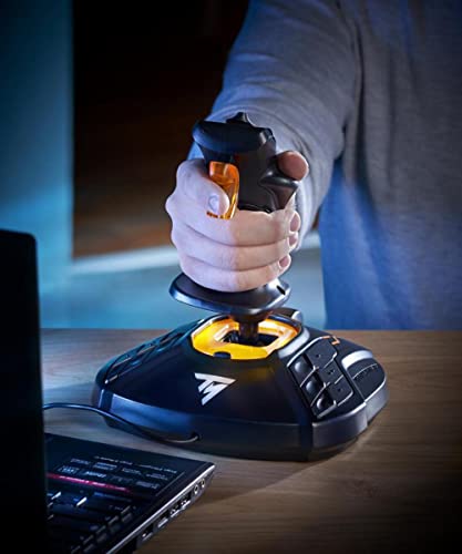 Thrustmaster T.16000M FCS Flight Pack – Flugsteuerungssystem – Joystick, Gashebel und Seitenruderpedale – für PC