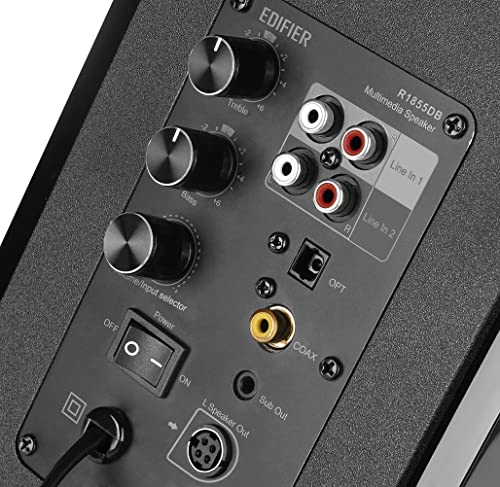 Edifier R1855DB 2-Wege-Schwarz, kabelgebunden und kabellos, 70 W