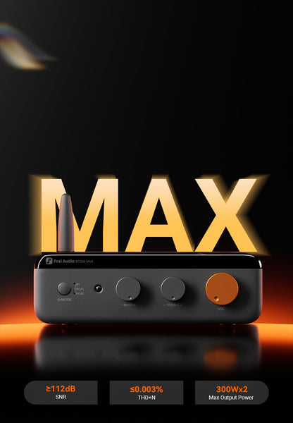 Fosi Audio BT20A MAX – Amplificateur stéréo Bluetooth