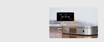 Fosi Audio Merak Silver – HiFi CD Player with DAC and Headphone Amp