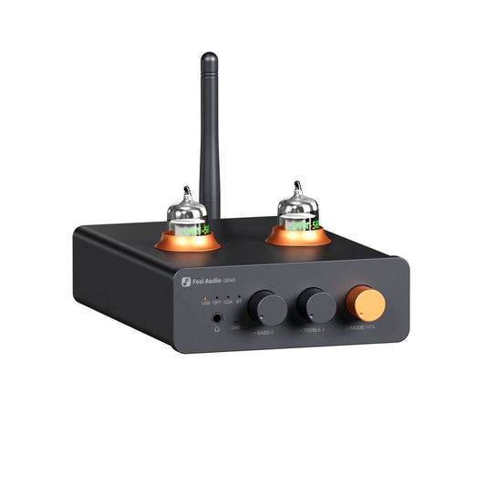 Fosi Audio GR40 – HiFi-Röhren-DAC mit Kopfhörerverstärker und Vorverstärker – hochauflösende USB-/optische/koaxiale Dekodierung