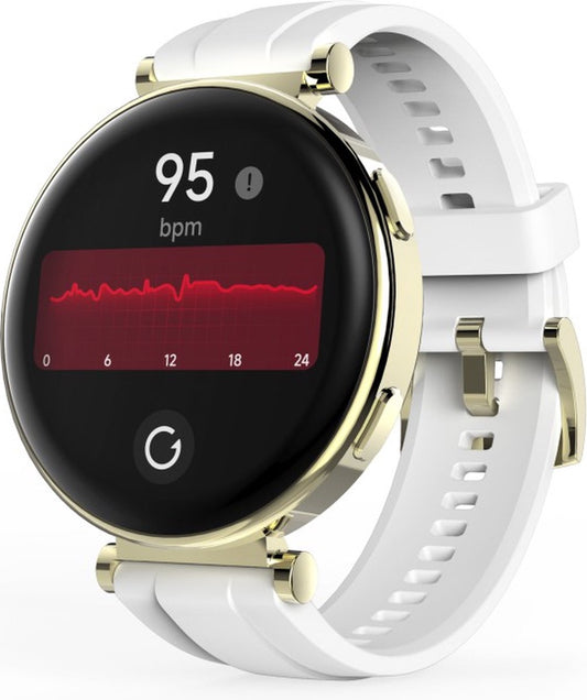 Hama Smartwatch 7000 – 43mm AMOLED Smartwatch, Phone, Waterproof, Gold