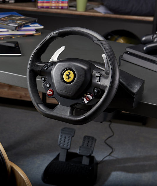 Playseat Challenge + Thrustmaster T80 Ferrari 488 GTB – Simulation seat + Steering wheel with pedals – Compatible with PS4 &amp; PS5
