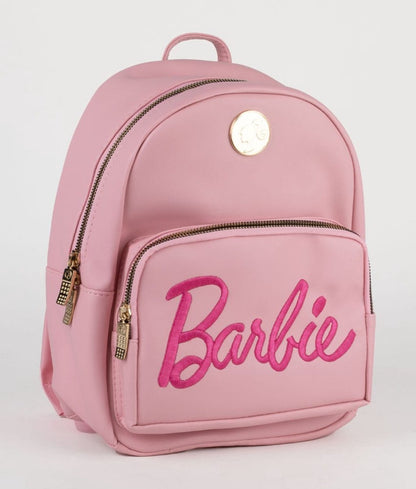Barbie - Small Backpack - 27 cm x 21 cm - Double Zipper - 3 Compartments