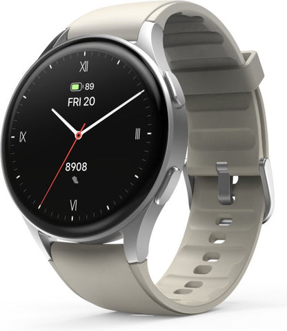 Hama Smartwatch 8900 – Montre Connectée Argent avec Téléphone, GPS, Écran AMOLED, Étanche & 110+ Modes Sport