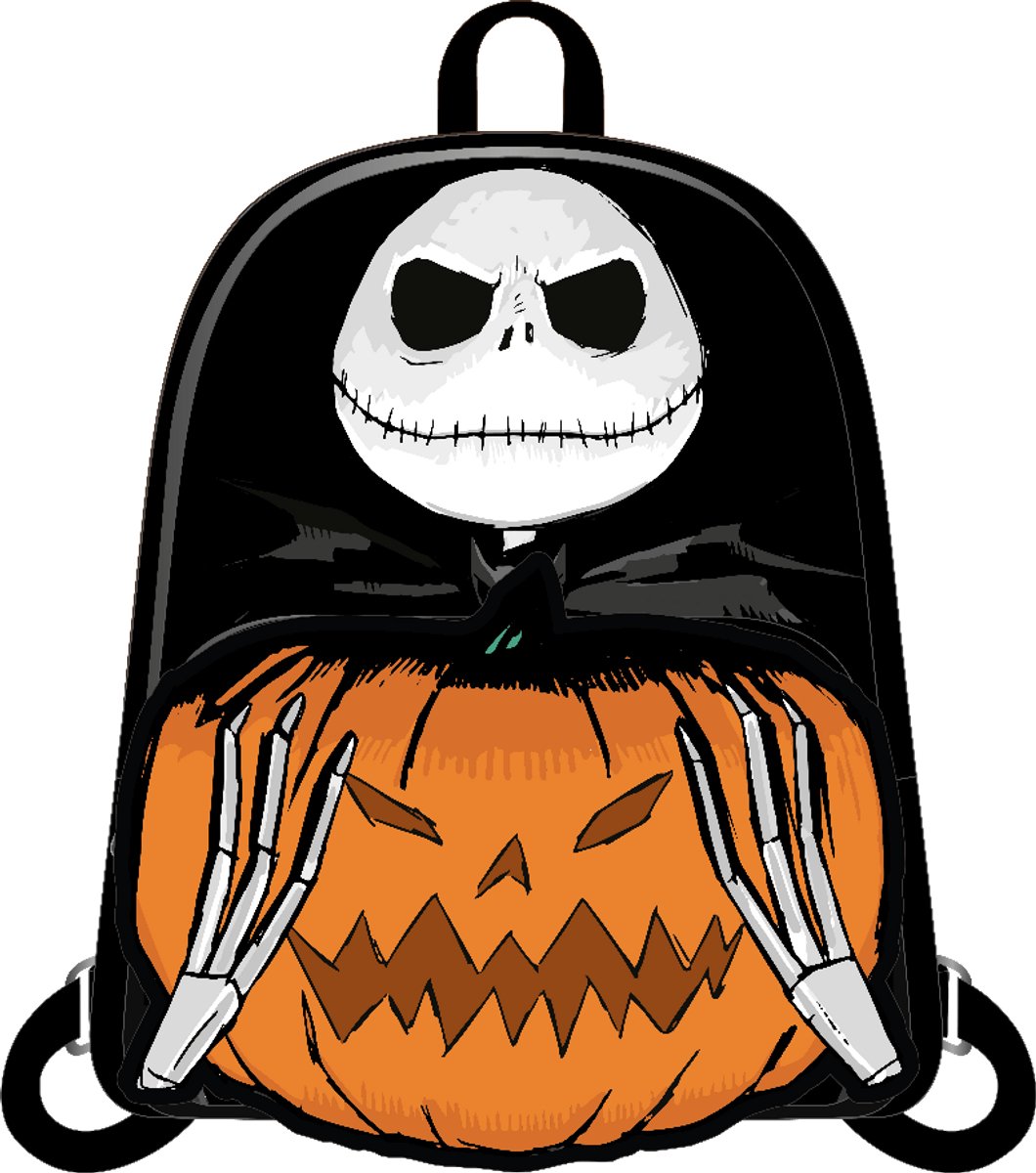 Night Before Christmas - Kleine Rugzak - 27 cm x 21 cm - Dubbele Ritssluiting - 3 Vakken