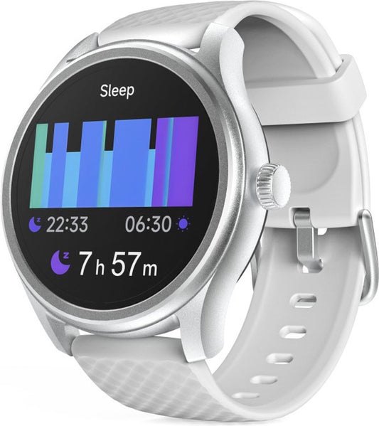 Hama Smartwatch 5010 – Silver/Grey 46mm Waterproof Smartwatch with Sleep Tracking