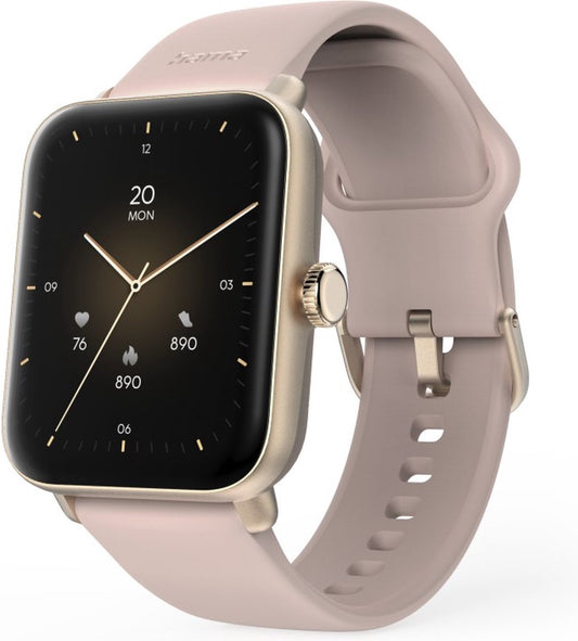 Hama Smartwatch 6010 – GPS Smartwatch with Phone Function, 44mm TFT Display, Waterproof