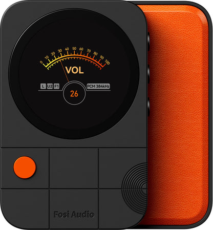 Fosi Audio MD3 – Draagbare magnetische DAC & hoofdtelefoonversterker 4,4 mm met LCD – Zwart
