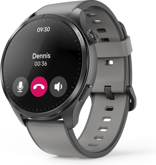 Hama Smartwatch 9000 – Anthracite Smartwatch with Calls, Bluetooth, Dual GPS, AMOLED 36 mm, Waterproof