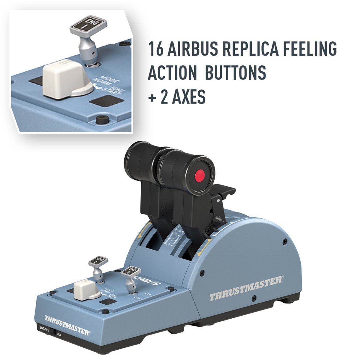 Thrustmaster Captain Pack X + Rudder – Volledige Flight Simulator-set – Officieel Airbus-gelicentieerd – Voor Xbox Series X/S en PC