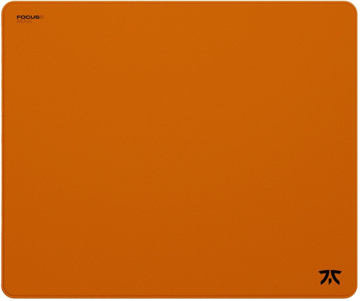 Fnatic FOCUS 3 MAX L – Gaming-muismat – Microgetextureerd textieloppervlak – Antislipbasis – Kleur oranje