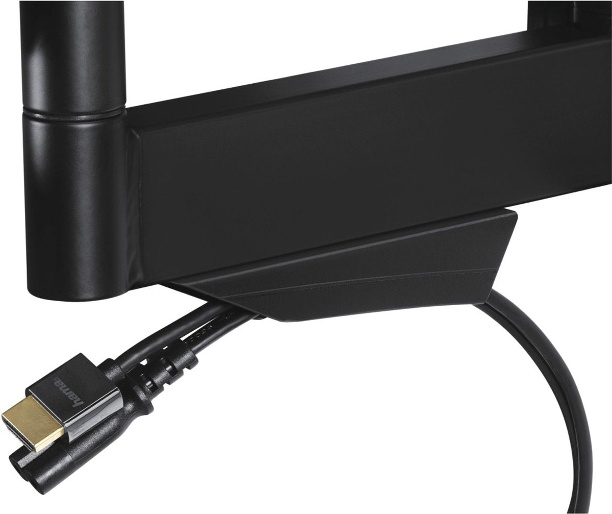 Hama 3-Star Verstellbare TV-Wandhalterung – 2 Arme – VESA 400x400 – Schwarz