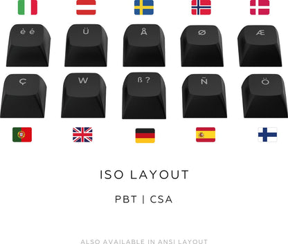 Dark Project – ALU Terra Nova – Kabellose mechanische Gaming-Tastatur ISO (DE) – Schwarz