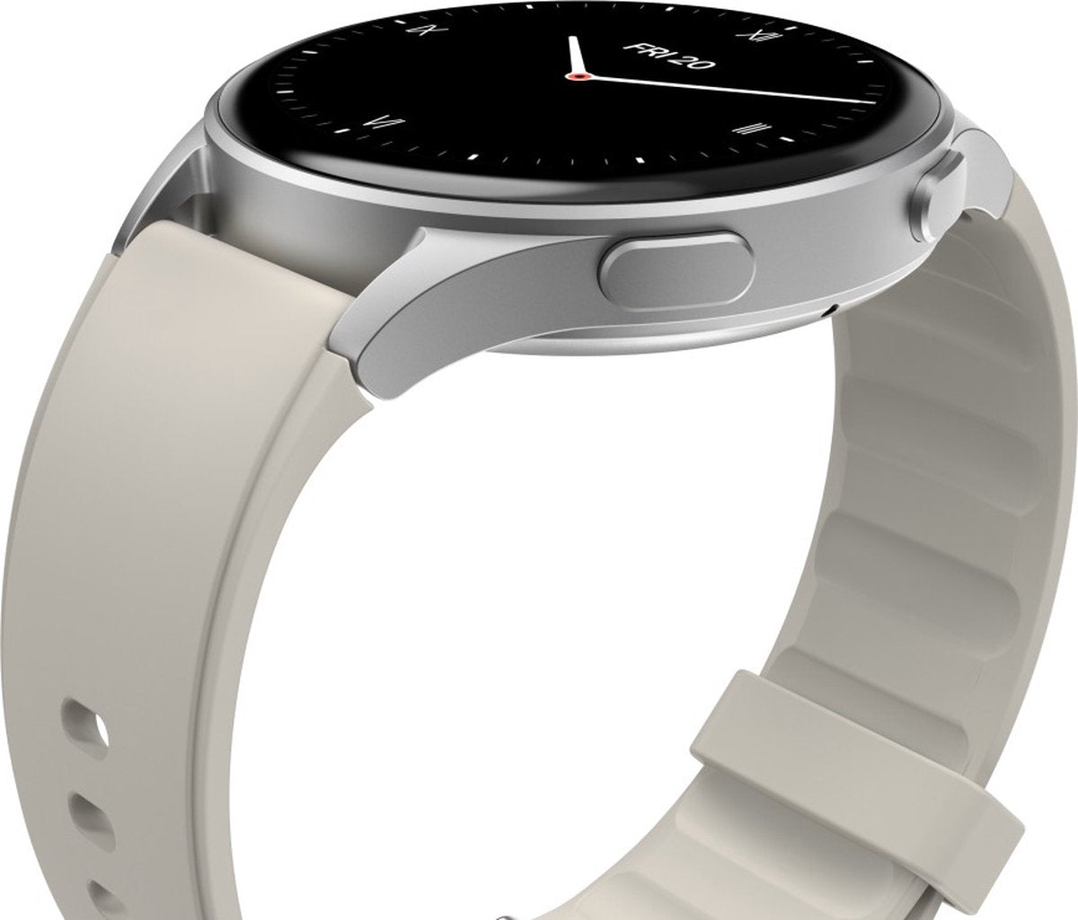 Hama Smartwatch 8900 – Silver Smartwatch with Phone, GPS, AMOLED Display, Waterproof &amp; 110+ Sports Modes