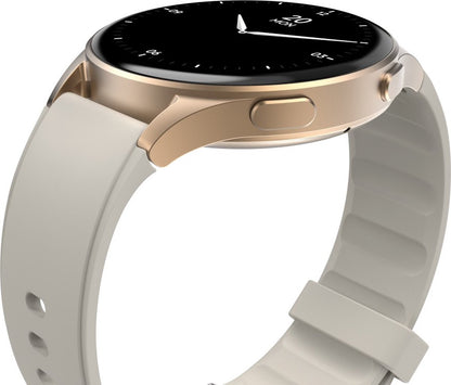 Hama Smartwatch 8900 – Montre Connectée Or avec Téléphone, GPS, Écran AMOLED, Étanche & 110+ Modes Sport